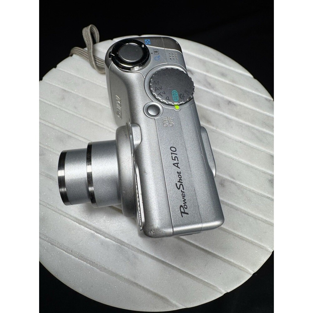 Canon Powershot A510 Digital Camera - 3.2MP, 4x Opt Zoom, Works/Tested VTG - Picture 4 of 10